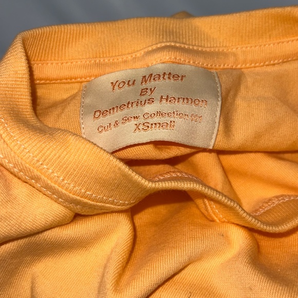 You Matter Now & Forever Long Sleeve T-Shirt- Creamsicle Glow Demetrius Harmon - Picture 5 of 6